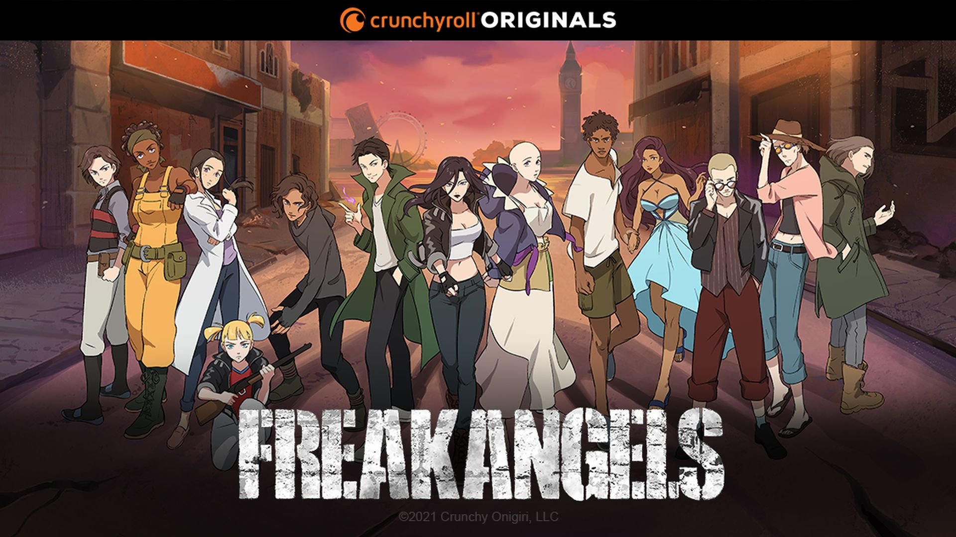 Trailer And Release Date For New Crunchyroll Original Show FREAKANGELS —  GeekTyrant